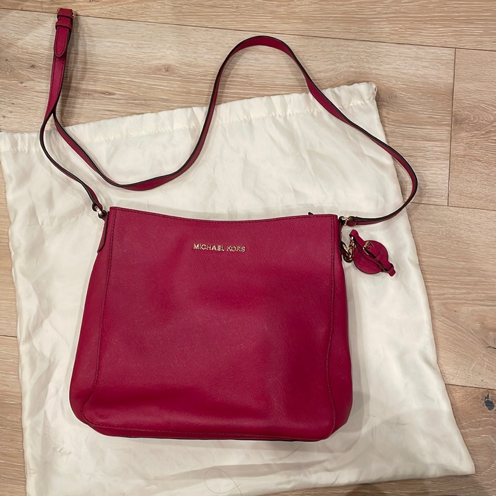 Michael Kors Pink leather crossbody